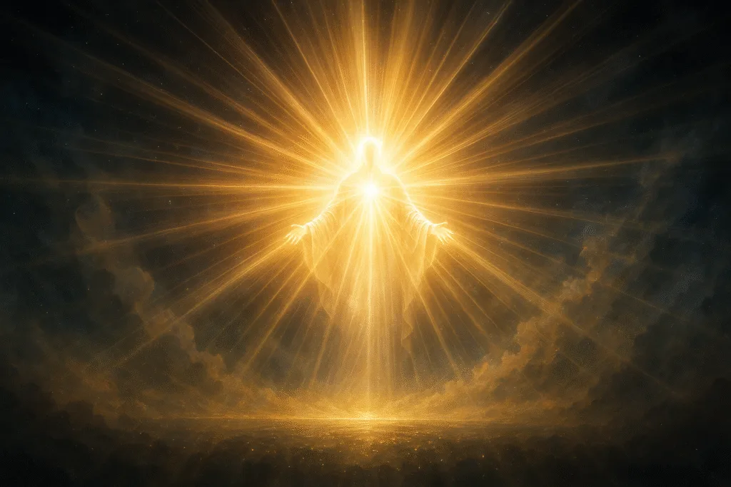 Gênesis 1: Como a Criação Revela Deus? 2 Imagem Representando Deus em forma de Luz em Gênesis 1