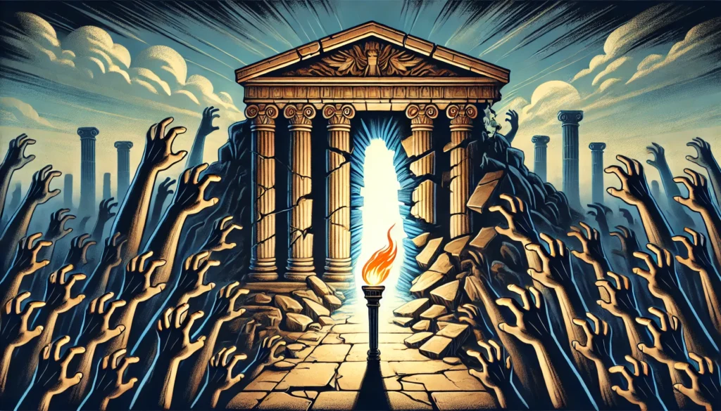Apostasia na Bíblia: O Abandono Que Custa Caro Demais! 3 Imagem Representando Apostasia na Bíblia e Sedentos pela Chama Divina do Espírito de Deus
