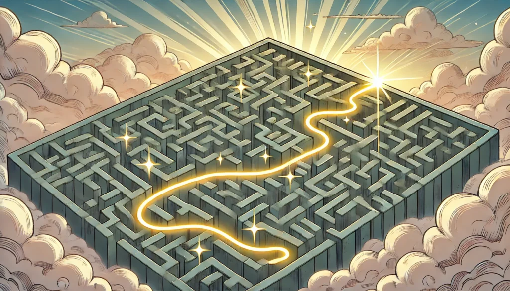 Êxodo 01: A Força da Multiplicação 3 Imagem Representando Êxodo 01 e a Linha Feita por Deus, Guiando o Caminho