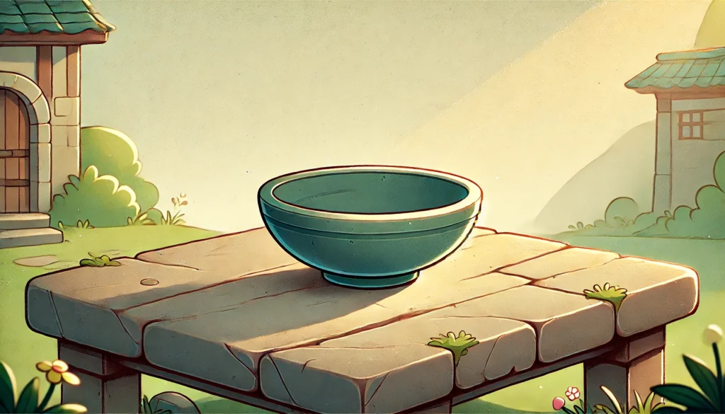 Gênesis 42: A Fome Tem Propósito 1 Imagem Representando Gênesis 42 e uma Tigela Vazia