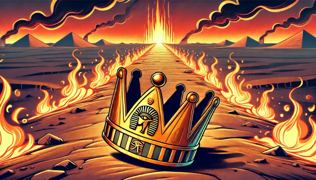 Êxodo 11: A Decisão do Senhor Chegou 2 Imagem Representando Êxodo 11 e a Derrota de Faraó Perante Deus