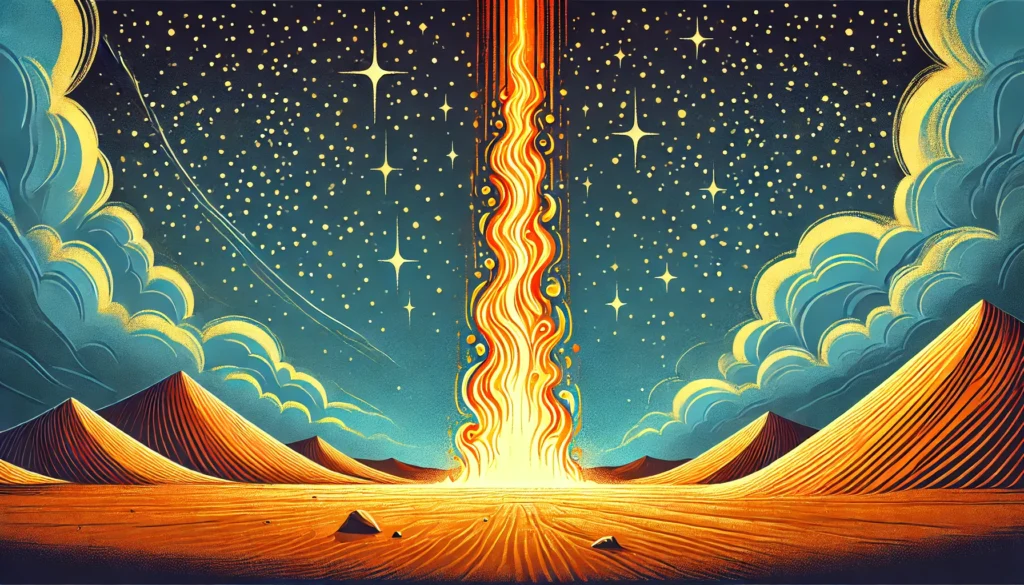 Êxodo 13: Deus Caminha Com Você 2 Imagem Representando Êxodo 13 e Deus como Guia