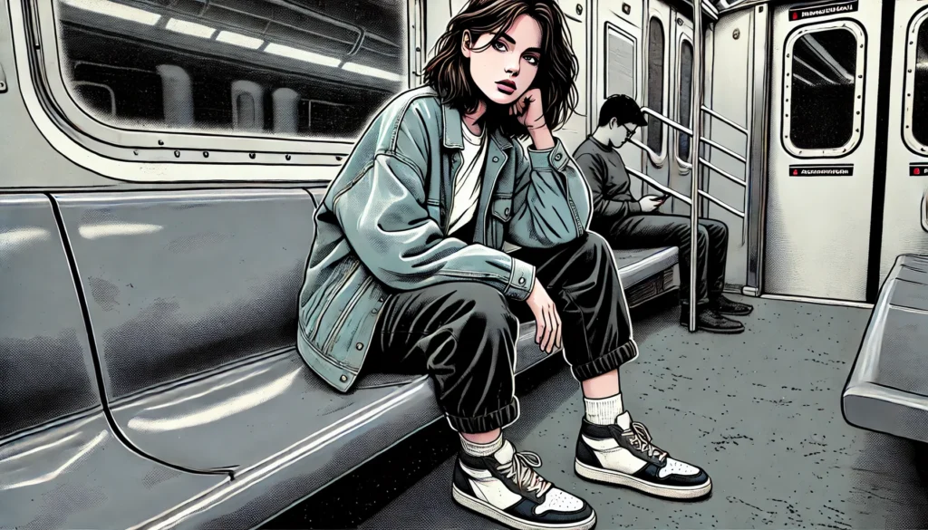 O que Deus espera de mim? Entenda com clareza aqui 1 Imagem Representando uma Menina em um metro pensando " o que Deus Espera de Mim?"