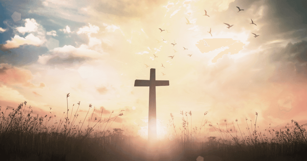 O Céu É Tomado A Força: Quem Entra E Quem Fica? 2 Imagem Representando o céu sendo tomado a força pela cruz de Jesus